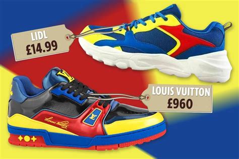 lidl sneakers louis vuitton|Louis Vuitton release £960 trainers that look a lot like a £14.99 pair.